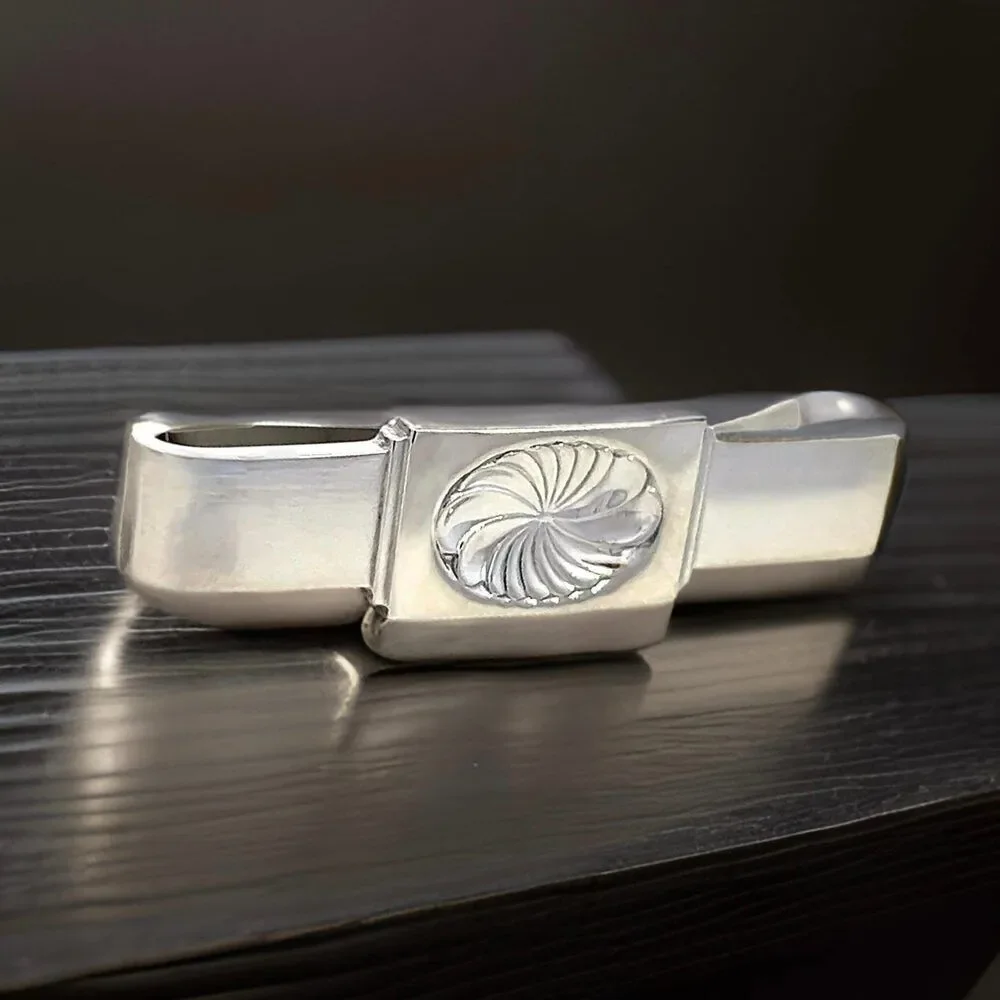 Georg Jensen Estate Money Clip Tie Clip Silver GJ36